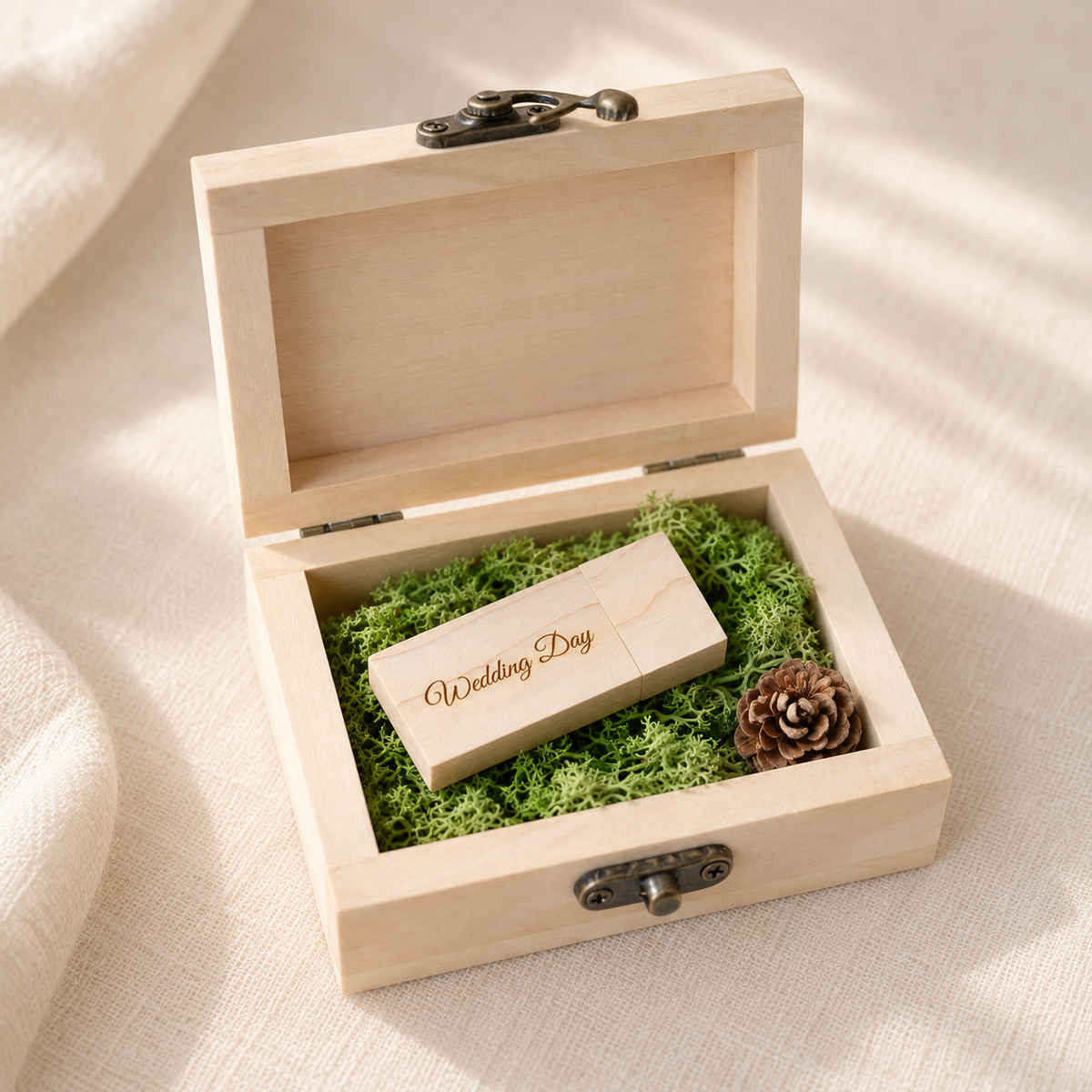 Keepsake USB + Wooden Box