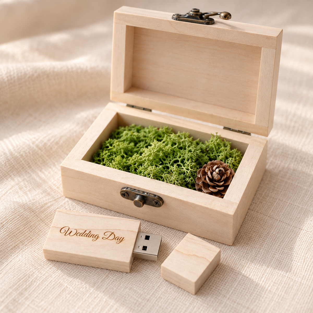 Keepsake USB + Wooden Box