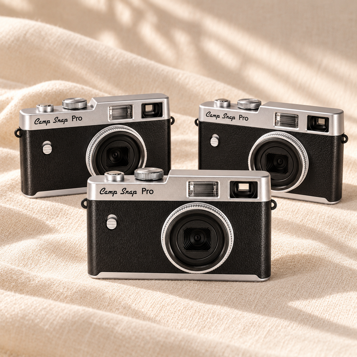 Three Camp Snap Pro Cameras